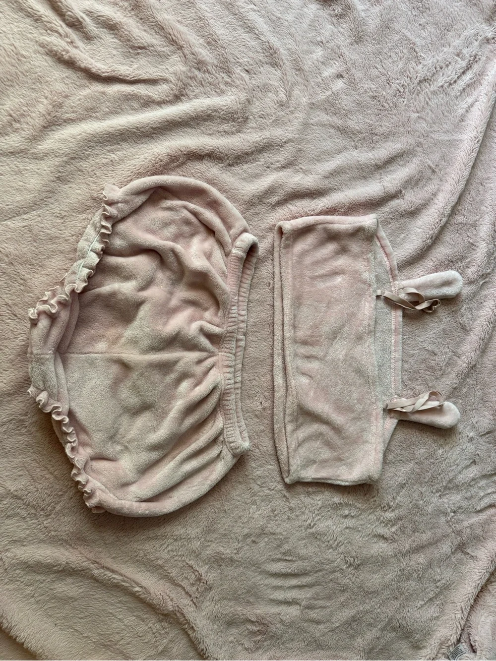 Pink Plush Pajama Set